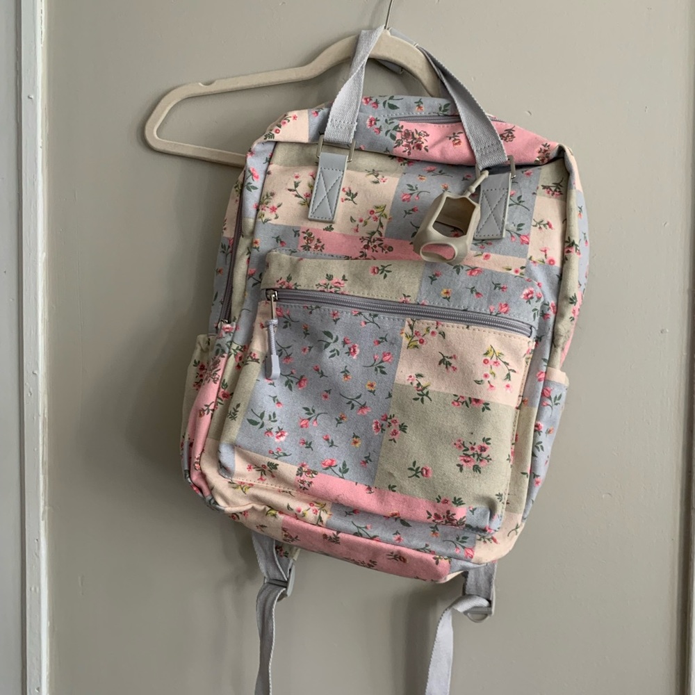 Spring patchwork backpack